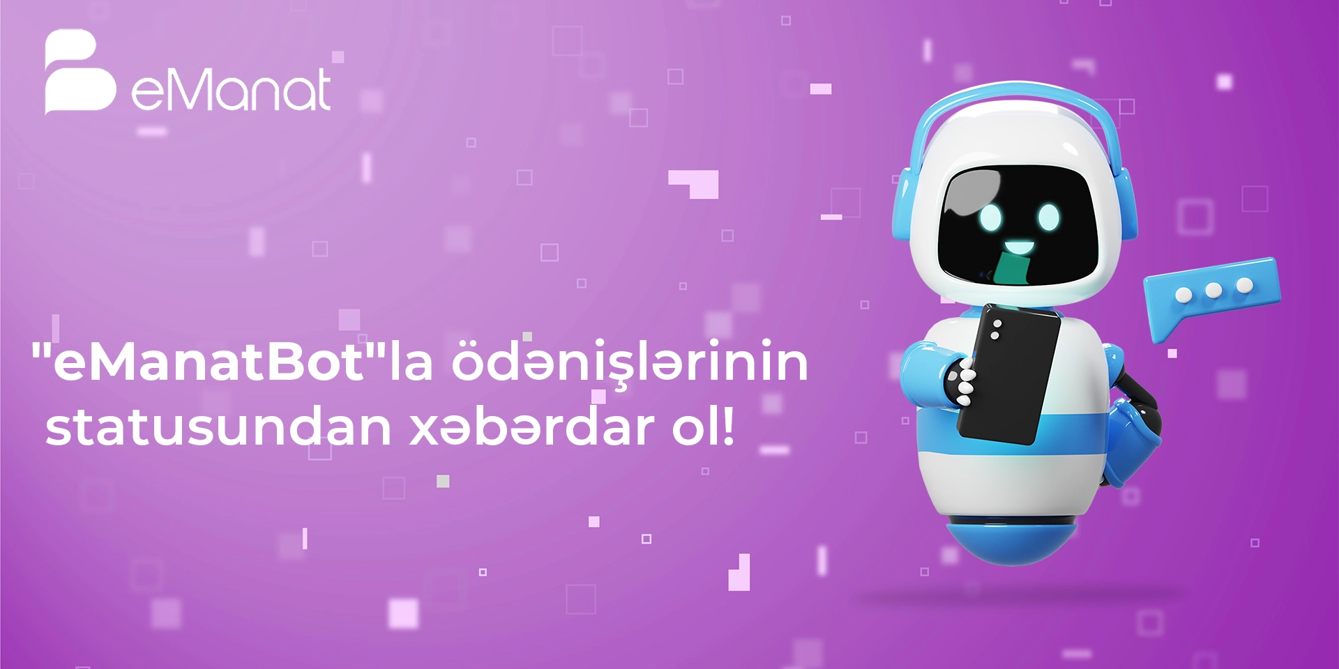 <b>"Telegram" botumuz artıq xidmətinizdə!</b>